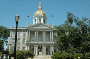 Photo of the New Hampshire Statehouse.